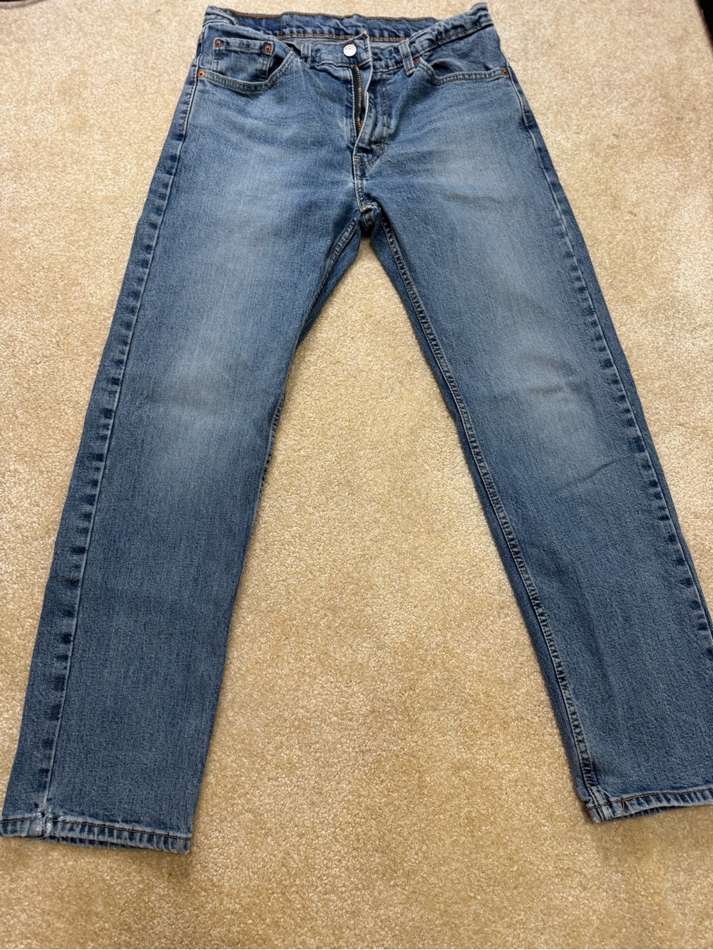 Levi's 505 men’s Straight Leg Medium Blue Jeans 32x30